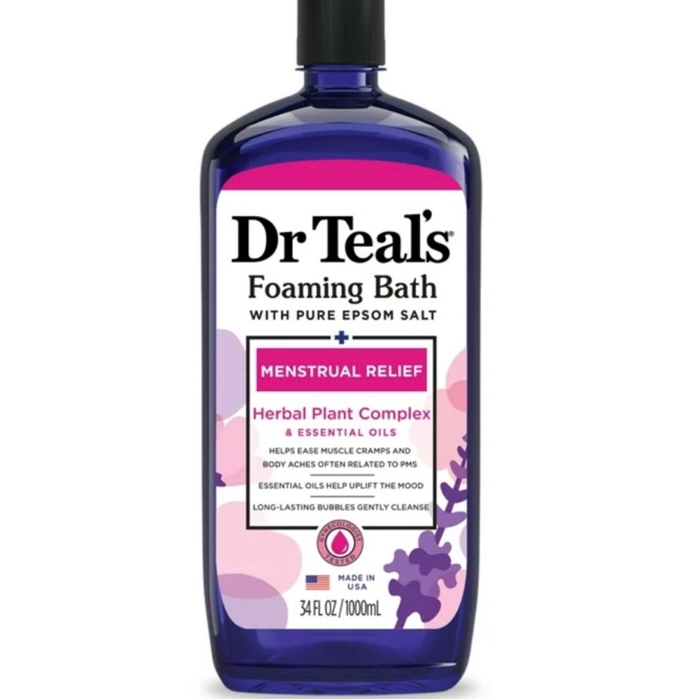 Dr teals menstrual relief foaming bath
